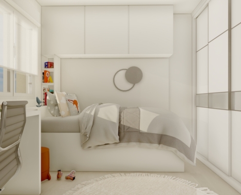 Interior Obra Nueva en Toledo - dormitorio juvenil